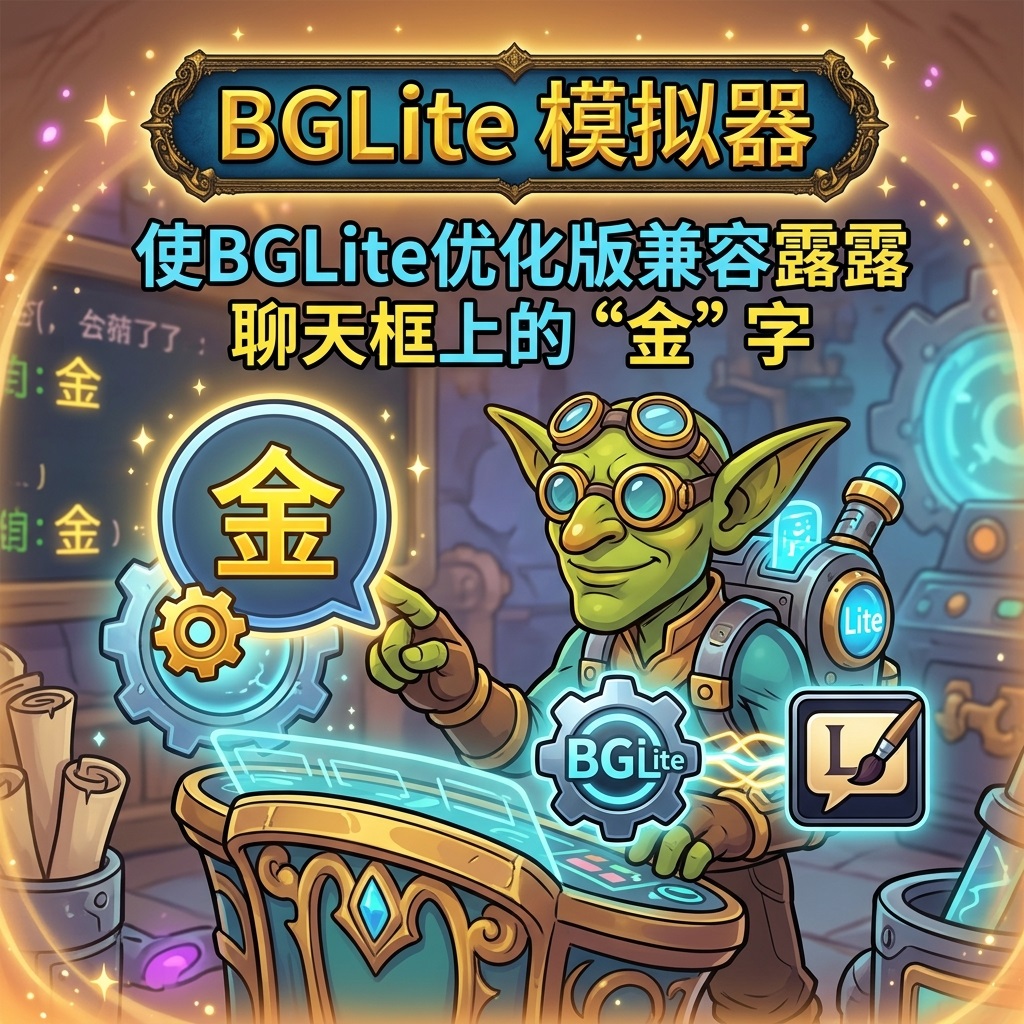 [诗逸] BGLite模拟器（露露聊天栏兼容性补丁）