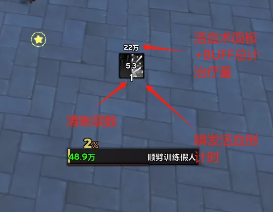 [林无双][织雾]活血术相关监控整合 by 林无双