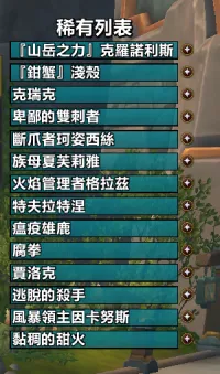 地心之战稀有追踪
