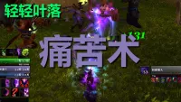 【轻轻叶落】熊猫人之谜-术士-熊猫人之谜痛苦术技能提示