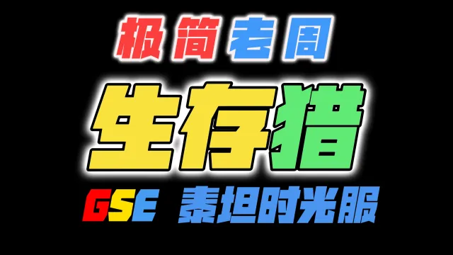 「极简老周」生存猎 (泰坦时光服)GSE一键宏