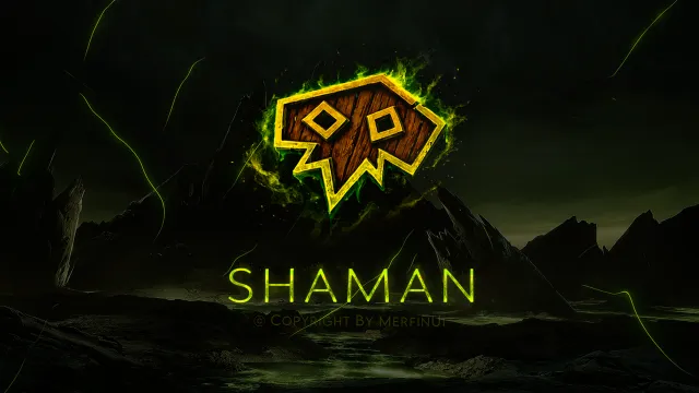[Merfin] 萨满祭司职业包（Shaman Classpack）– QHD（四倍高清）