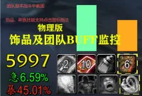 【牛德电】时光服物理饰品及团队增益BUFF监控WA/点击图标施法/柱状计时条/冷却监控