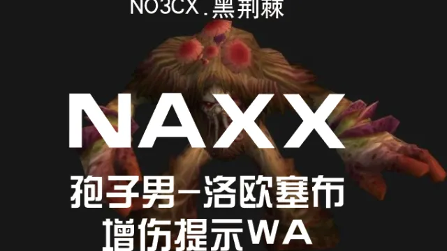 NAXX(洛欧塞布-孢子男) 增伤提示   NO3.CX黑荆棘小工具
