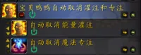 宝贝鸭鸭---自动取牧师消能量灌注/法师魔法专注 WA 自动取消 避免个人没分