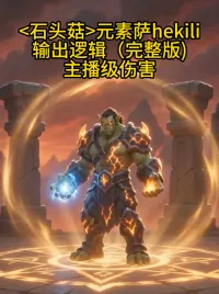 <石头菇>元素萨hekili输出逻辑(完整版)